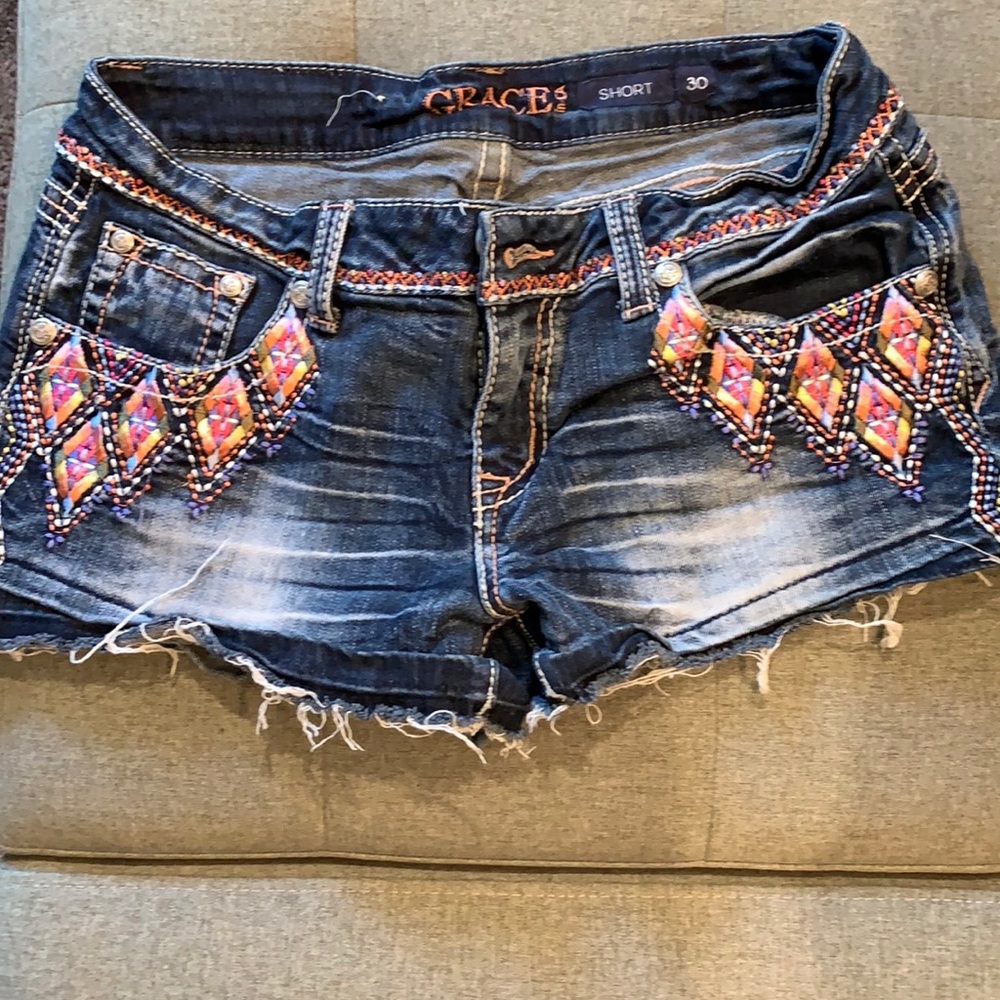 Grace in LA shorts